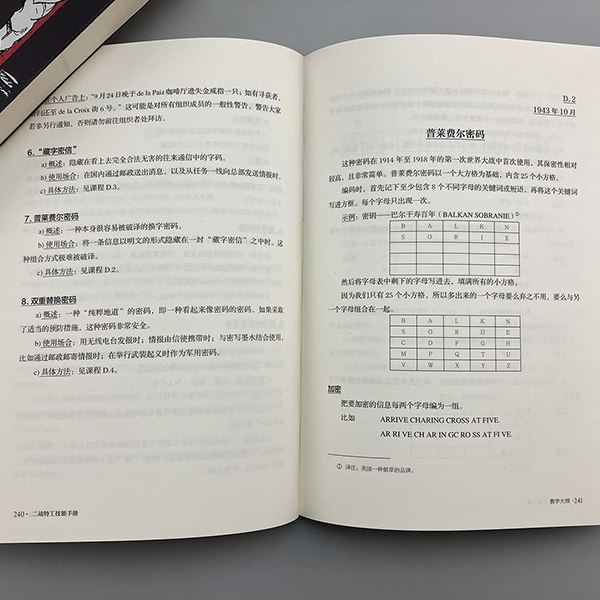 搜书正版二战特工技能手册 盟军间谍和反间谍官方培训手册军情六处前身SOE编写中央情报局使用军事历史战术书籍,淘宝优惠券,粉丝福利购,淘宝优惠卷