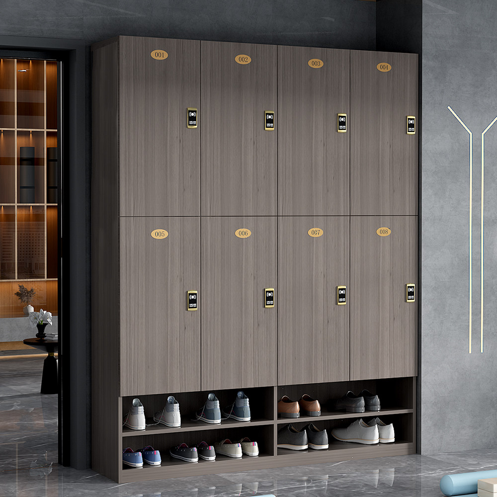 理发店更衣柜健身房瑜伽馆美容院储物存包柜员工柜美发店木质带锁,淘宝优惠券,粉丝福利购,淘宝优惠卷