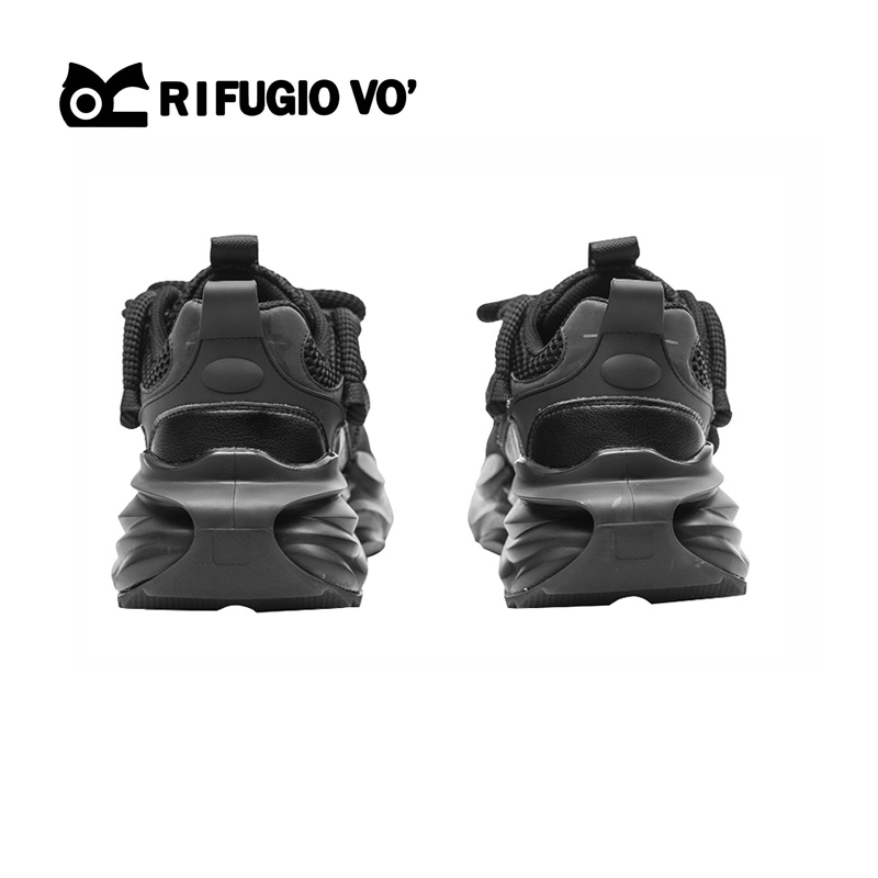 RIFUGIO VO'厚底黑色老爹鞋新款春秋增高休闲百搭情侣爆款运动鞋,淘宝优惠券,粉丝福利购,淘宝优惠卷
