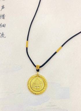 言德珠宝锤纹黄财神言德金包银NGTC证书·深检证书