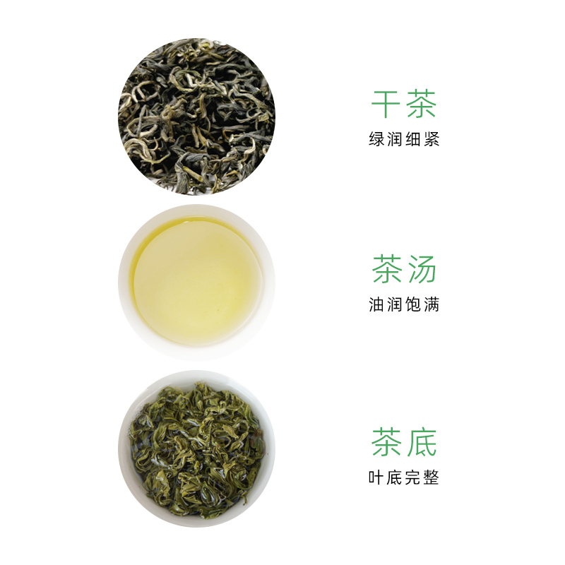 琴茶书苑 上犹五指峰扶记毛尖绿茶 高山云雾早春绿茶 300g 罐装