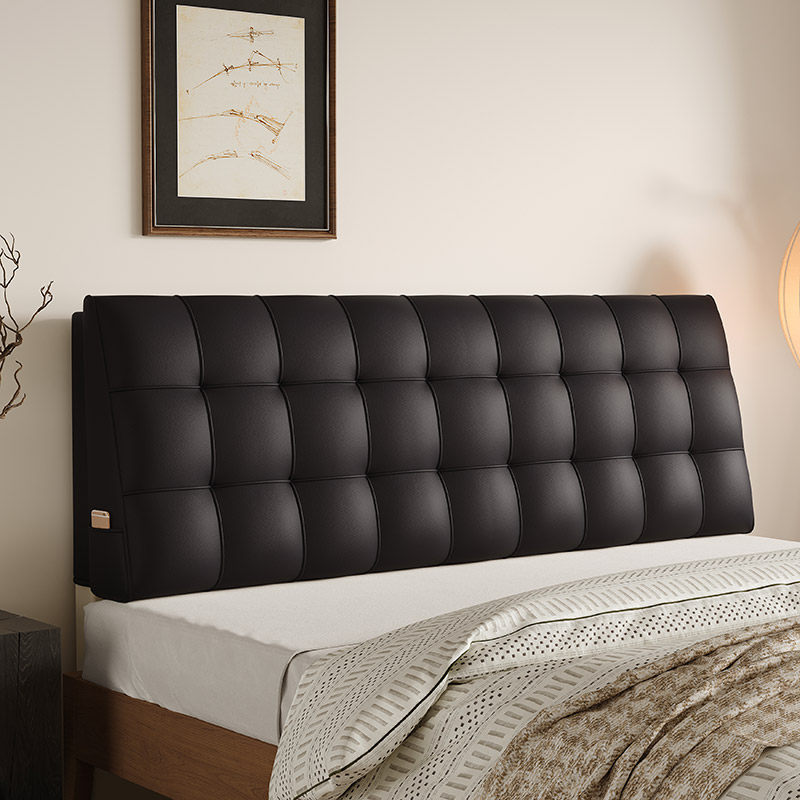 猫抓皮床头软包靠背加厚腰托靠垫无榻榻米三角靠改造皮革大靠枕,淘宝优惠券,粉丝福利购,淘宝优惠卷