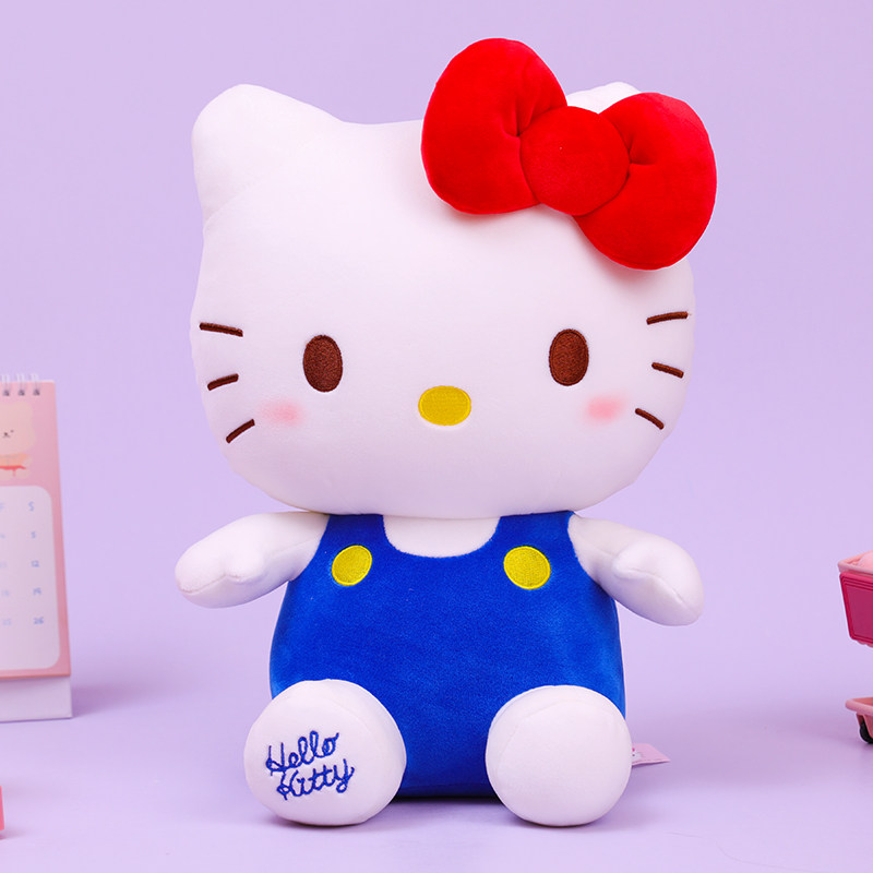 hellokitty公仔版凯蒂猫玩偶哈喽kt毛绒玩具可爱布娃娃女生礼物 - 图0