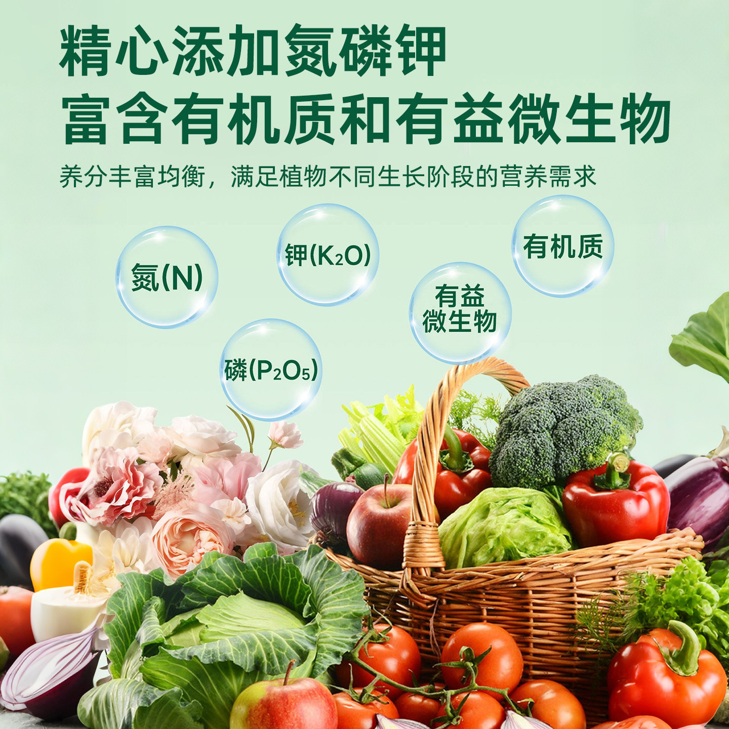 花草博士豆粕有机肥料花卉绿植室内盆栽家用园艺专用营养肥饼肥
