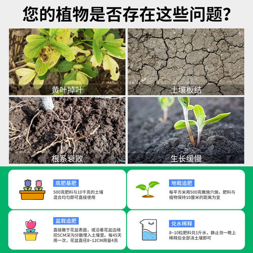 发酵豆粕有机肥料蔬菜专用农家肥颗粒盆栽花卉种菜通用生物有机肥 - 图3