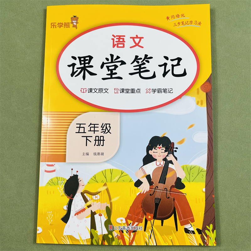 新语文课堂笔记五年级下册人教部编版小学五下同步课本解析教材讲解全解5下随堂笔记下学期预复习专项训练课堂复习题基础训练题库-图3