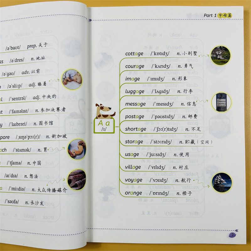 斗半匠趣味记单词自然拼读法快速记单词思维三四五六年级小学生英语音标和课程教材入门学习发音规则表3500词汇单词记背神器牛津