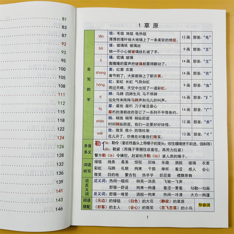 斗半匠新版知识集锦六年级上册语文人教版6上同步教材重点知识解读小学语文知识大全课堂笔记知识点清单课前总结预习复习学习资料