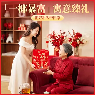 【新年礼盒】轻上0糖生椰1L*瓶[2元优惠券]-寻折猪