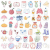 239 home cartoon appliance stickers, cute ins medical antique items peripheral decoration handbook waterproof stickers