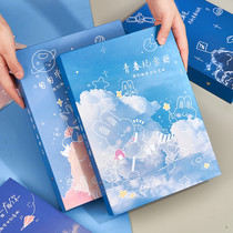 Classmates record elementary school students 6th grade girl high face value loose leaf This small crowd high level Chinese Wind junior high school Bi