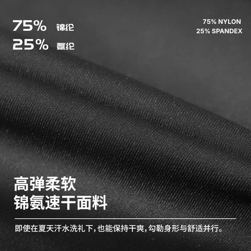 兰帕达小兰裤春夏骑行短裤男皓月自行车背带长裤骑行服减震五分裤 - 图2