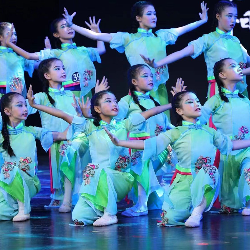 唯舞独尊渔梦渔阳舞蹈服斗笠道具中国风古典舞云川之舞儿童演出服,淘宝优惠券,粉丝福利购,淘宝优惠卷