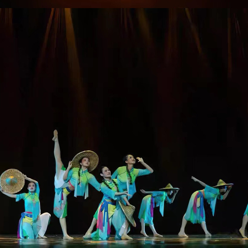 唯舞独尊渔梦渔阳舞蹈服斗笠道具中国风古典舞云川之舞儿童演出服,淘宝优惠券,粉丝福利购,淘宝优惠卷