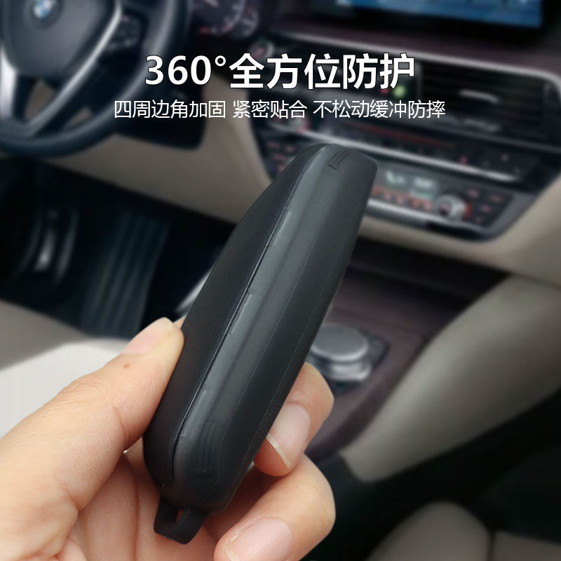 适用宝马钥匙套24款5系X5/X1/iX1/7系/X6/i5/X7/i7新款车女包扣壳 - 图2
