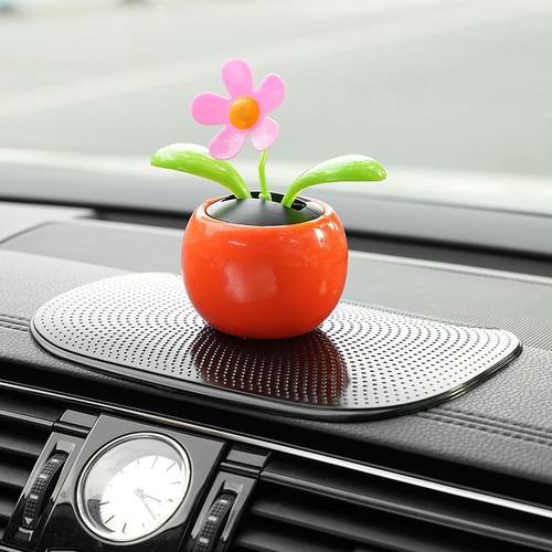 防滑垫车载仪表台摆件香薰中控装饰品纸巾盒手机固硅胶垫粘耐高温 - 图1