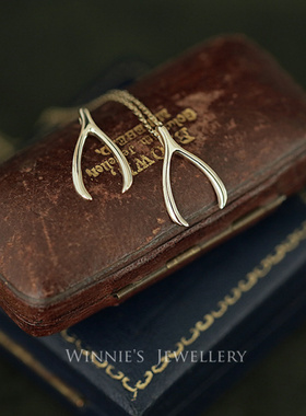 许愿骨Y形气质百搭吊坠锁骨项链