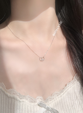 可爱百搭！S925纯银项链女高级感