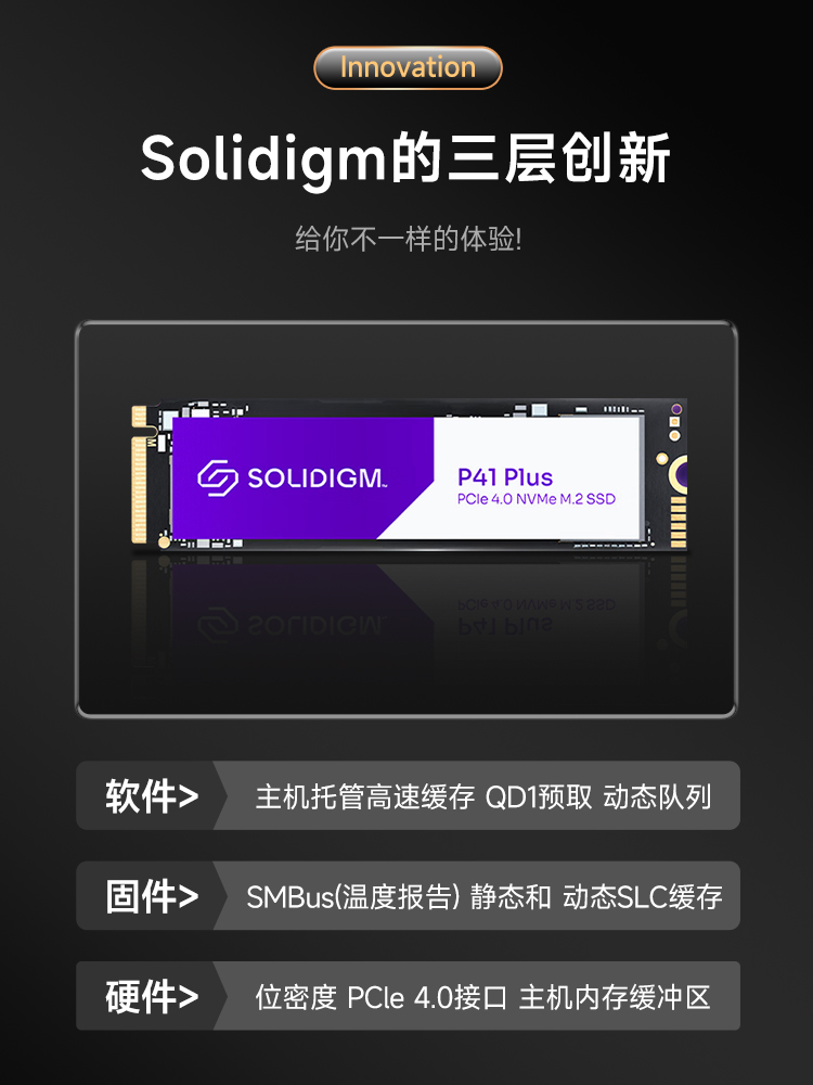 Solidigm海力士512G 1T2T SSD固态硬盘M2 P41 PLUS笔记本电脑硬盘 - 图1
