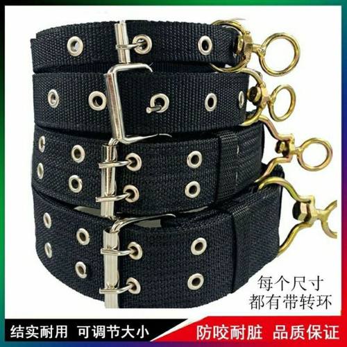 狗狗项圈中型犬拴狗绳脖套牵引绳大型犬小型犬遛狗绳狗圈可调节 - 图1