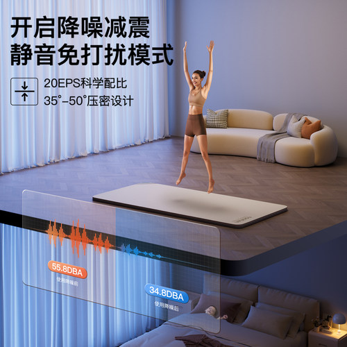 瑜伽垫防滑减震隔音加厚加宽加大女士专用家用新款无味健身垫舞蹈 - 图0
