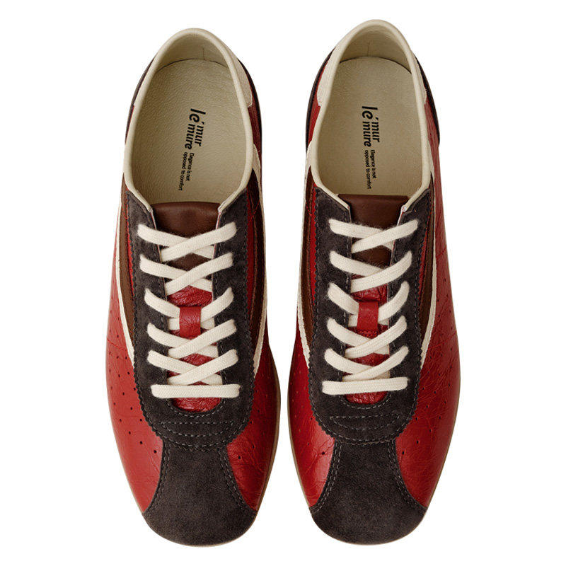 Le' Murmure 美式复古 多色拼接反绒牛皮德训鞋阿甘鞋休闲运动鞋,淘宝优惠券,粉丝福利购,淘宝优惠卷