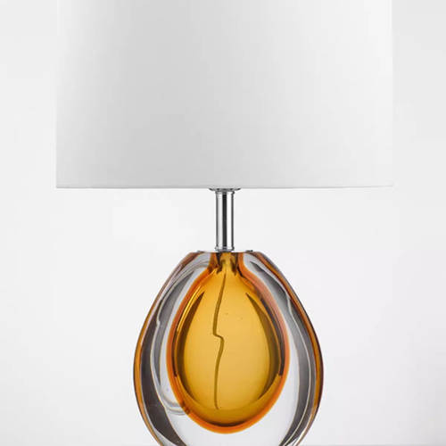 新中式古典轻奢琉璃台灯后现代样板房样板间别墅客厅卧室创意台灯 - 图0