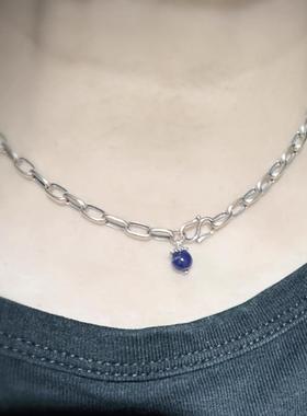 DIY百搭拼接链青金石红玛瑙