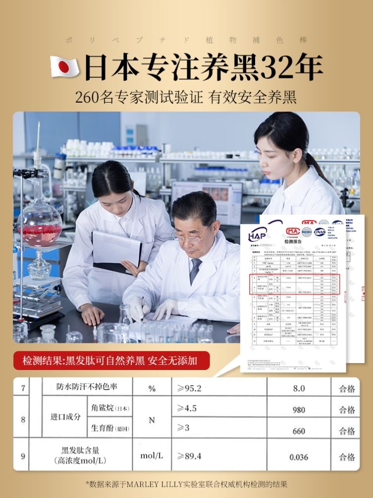 【日本专研】3秒遮白发-产后白遗传白少白头中老年专用-5支可养黑