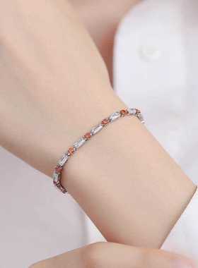 莫桑石手链2024年新款潮流时尚