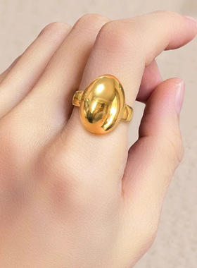 新式鸽子蛋开口新款戒指