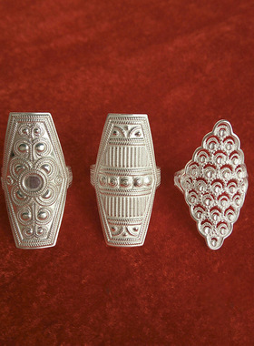 新品彝族戒指大凉山民间手工艺品