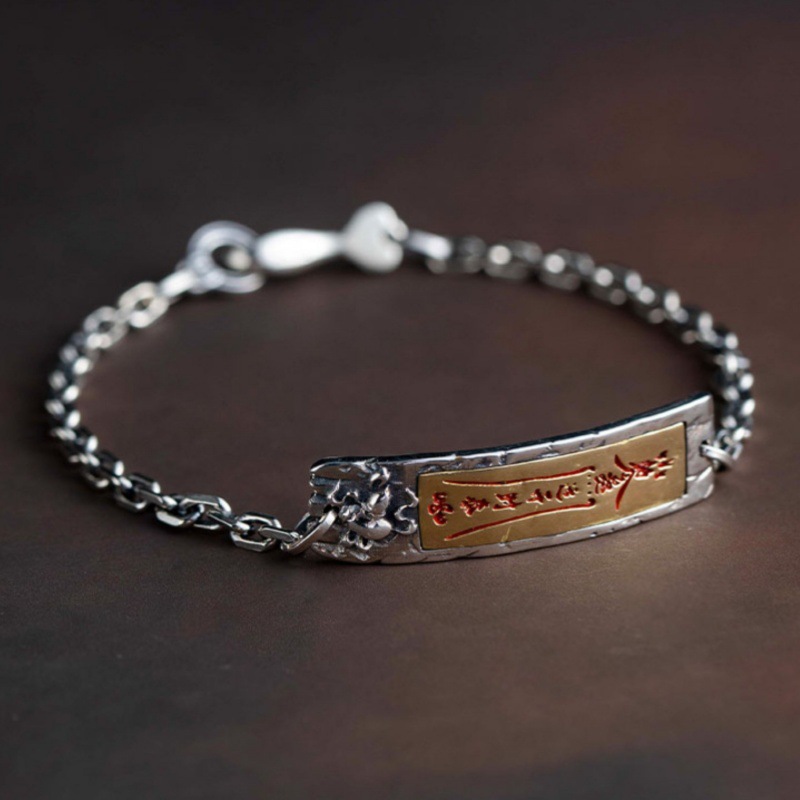 新品新款运开时泰太岁牌吉利手链个性小众百搭潮流复古设计感 - 图0