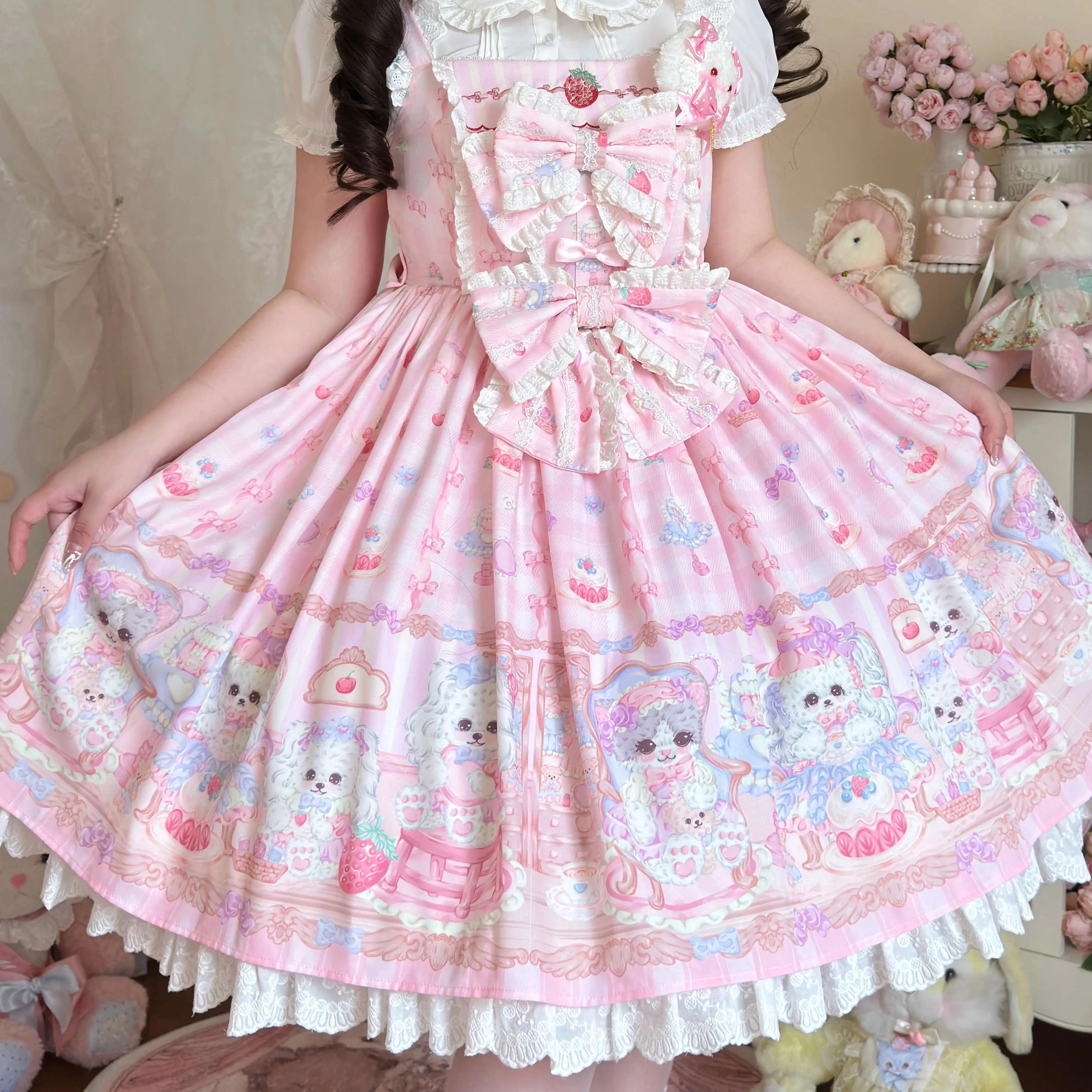 断码清仓~马尔济斯衣橱店可爱甜美Lolita连衣裙洛丽塔可爱裙 - 图3