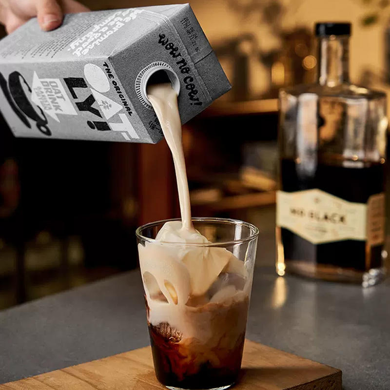 主播推荐OATLY醇香燕麦奶咖啡大师燕麦奶植物蛋白饮料1L