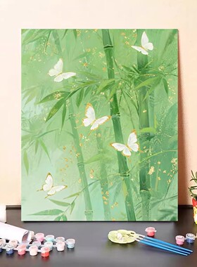光影花瓶花卉装饰画成品仿油画小众简约高级感唯美卧室客厅摆挂画