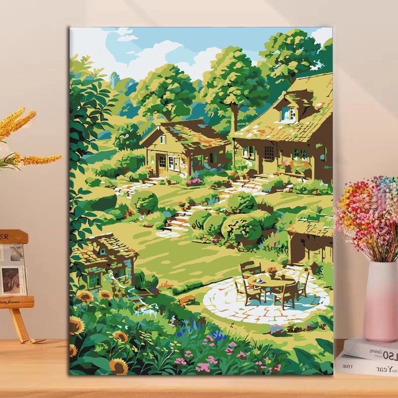 凤凰女孩花卉装饰画成品仿水墨油画喷绘高级感唯美卧室客厅摆挂画,淘宝优惠券,粉丝福利购,淘宝优惠卷