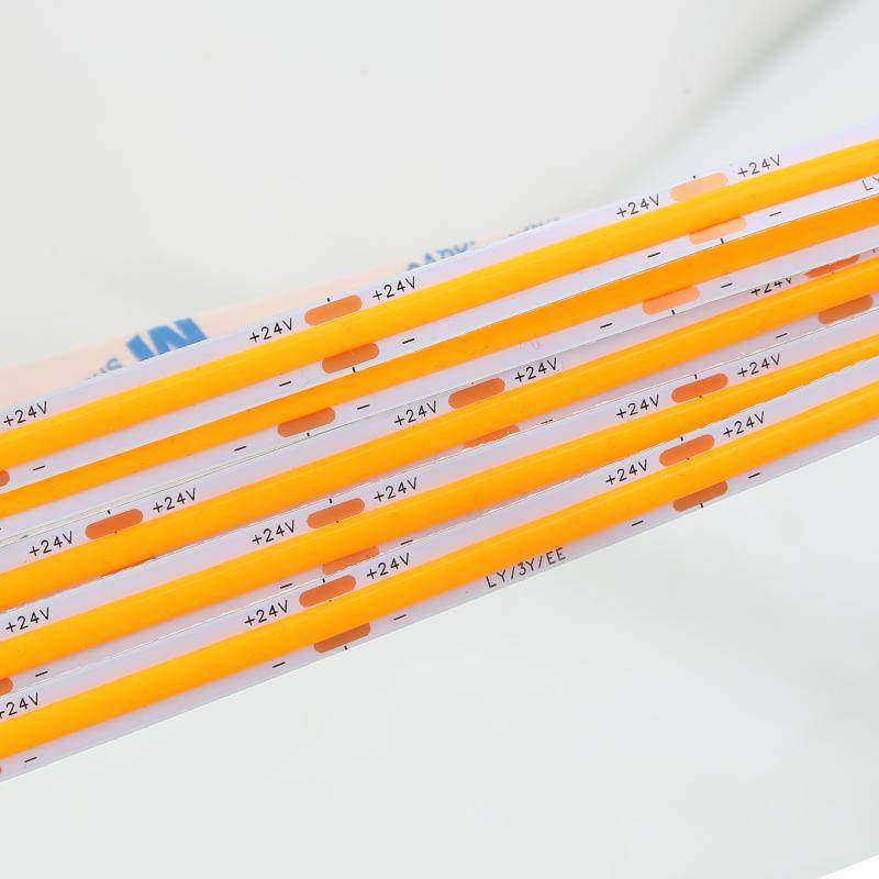 柠檬黄灯带COB无暗区发光均匀鸡蛋黄浅黄自粘线性软灯条8mm24v伏,淘宝优惠券,粉丝福利购,淘宝优惠卷
