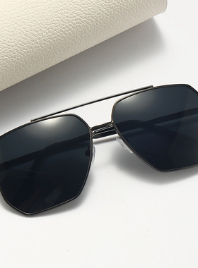 时尚双梁墨镜太阳镜男款