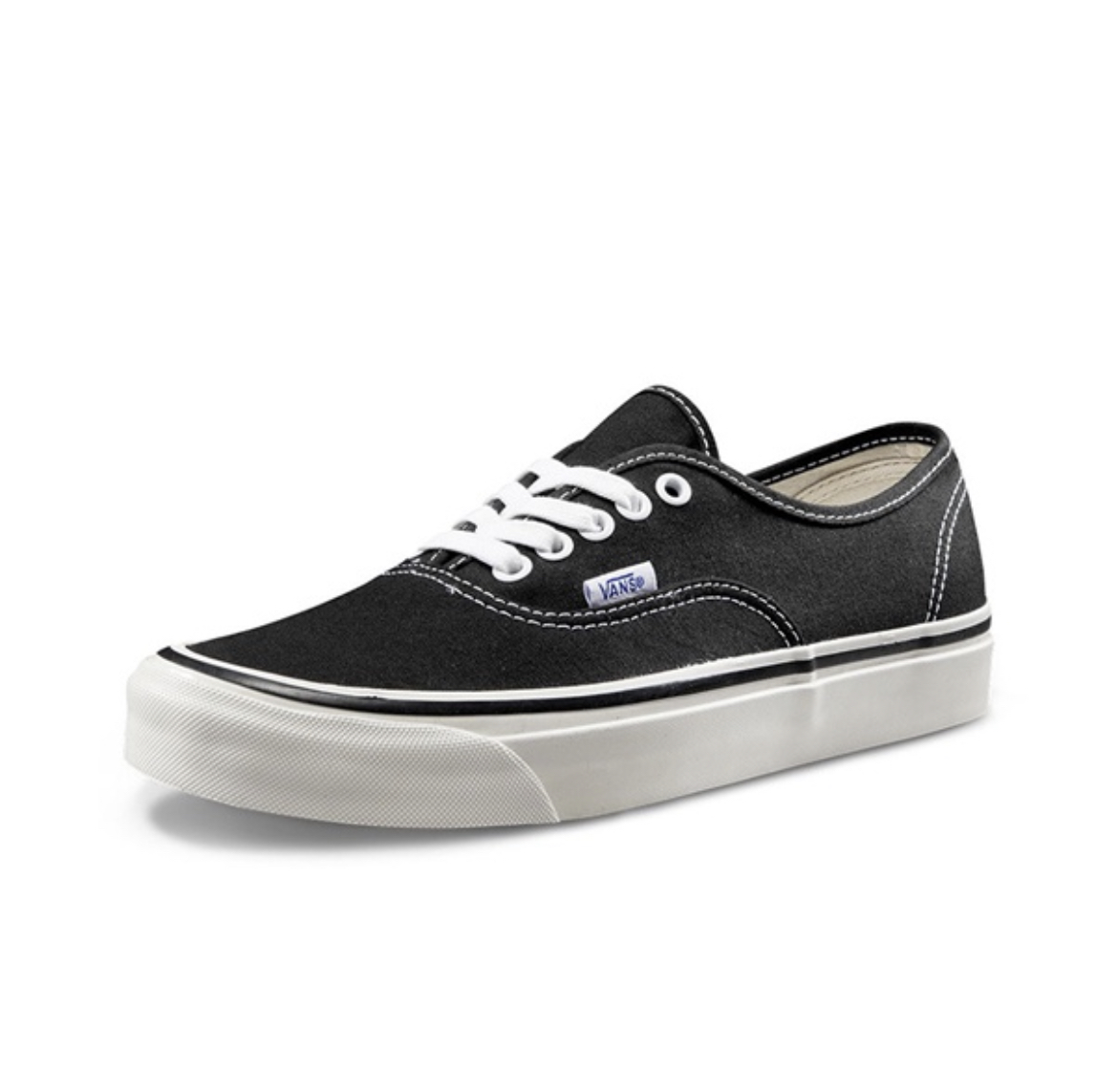 VANS/范斯官方正品男鞋 Authentic 44 DX安纳海姆经典黑白帆布鞋-图2