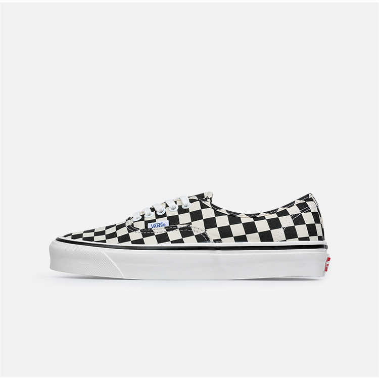 VANS/范斯官方正品男鞋 Authentic 安纳海姆低帮黑白棋盘格帆布鞋