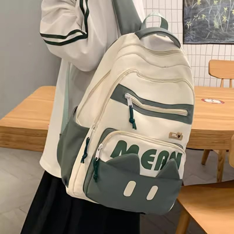 日本2026新款校园风女双肩包大容量高颜值初中高中生书包减负背包,淘宝优惠券,粉丝福利购,淘宝优惠卷