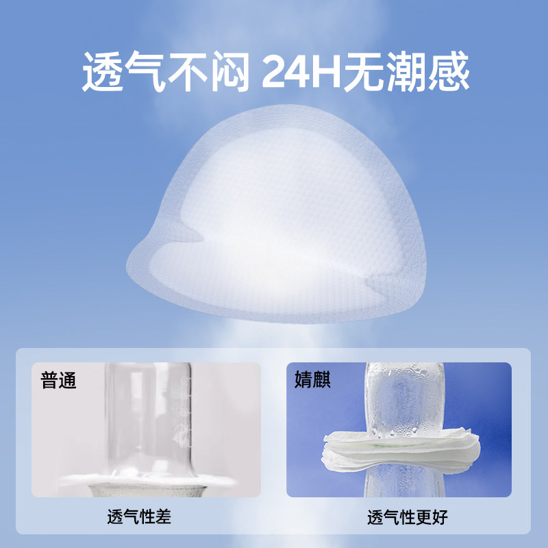 婧麒防溢乳垫哺乳期超薄一次性溢乳垫产后透气防漏隔奶垫乳贴200P,淘宝优惠券,粉丝福利购,淘宝优惠卷