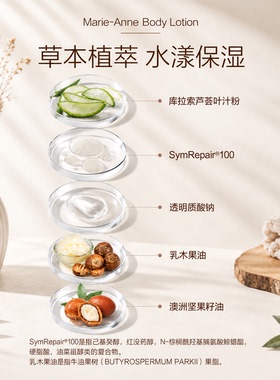 完美玛丽艳维E身体保湿乳润肤乳护肤品官方正品非旗舰官网专卖店