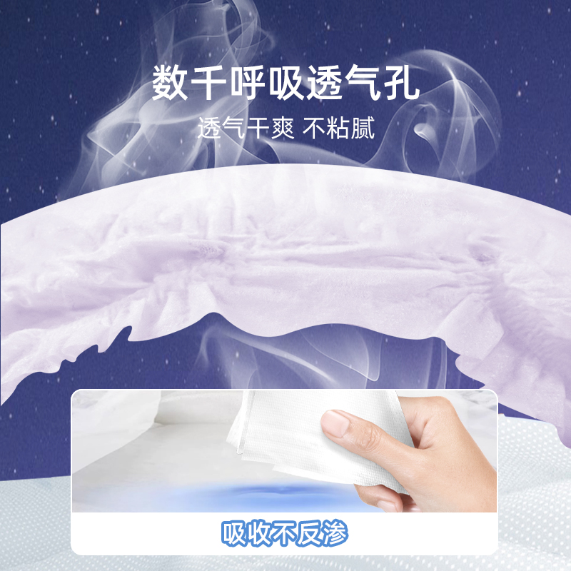 绒呼吸安睡裤女经期防漏安心裤卫生巾夜安裤产妇专用卫生裤拉拉裤