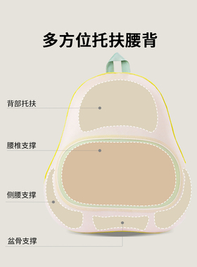 poeo奕鸥腰部背部多功能腰背按摩仪肩颈揉捏热敷按摩靠枕节日礼物