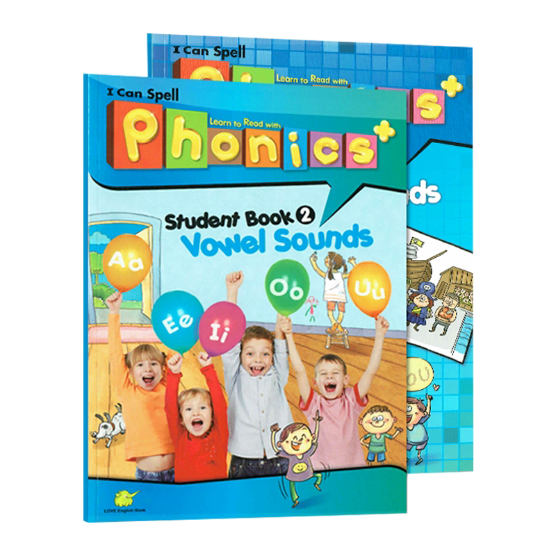 台湾东西出版社 super phonics2级别  幼儿英语启蒙发音 自然拼读phonics+教材