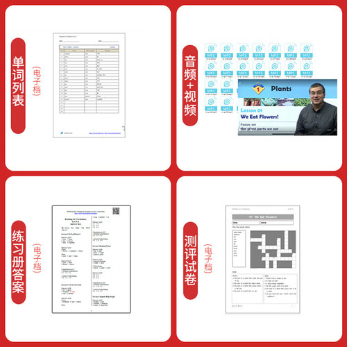 原版 美国油管爆火中小学英语词汇阅读教材 Reading for Vocabulary 剑桥KET/PET等级考试词汇阅读拓展 - 图0