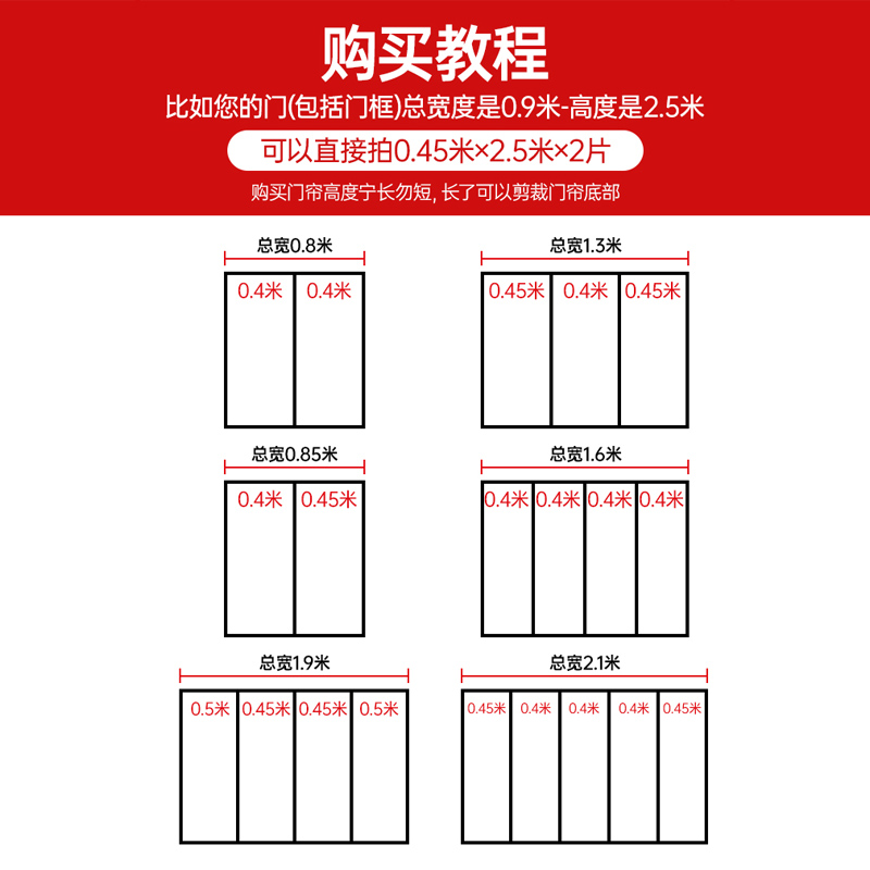 空调门帘店铺商用磁性隔断帘挡风家用磁铁自吸透明塑料pvc软门帘-图3