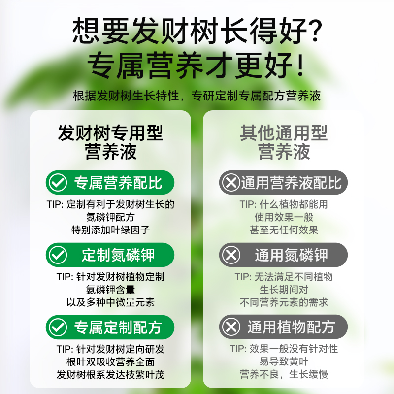 新洋丰发财树专用植物营养液通用型室内盆栽绿植花卉水培家用肥料 - 图3